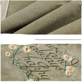 Embroidery Daisy Patchwork Oversized Jacket-Outfit