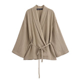 New Textured Double-Dual And Coat 5427734 Trousers