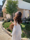 Toloer Dress Female Summer 2023 New Cake Skirt Seaside Vacation Beach Skirt Slip