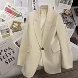Toloer And Autumn Suit Jacket Female In 2024 Autumn New Avocado Color Net Red Fried Street Temperament Trend Casual Suit-Outfit