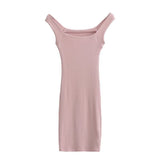 Trendy Girls' Dress With Shoulder Bags And Buttocks Is A New Sexy Sleeveless Skirt In Summer.-Outfit