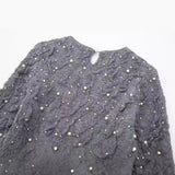 New Artificial Pearl Textured Pullover 9598279-Outfit
