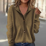 Sheintemu Autumn And Winter Long-Sleeved Women's Sweater Cardigan