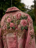 Trend 3D Digital Pattern Printing Fashion High Street Denim Jacket Men And