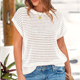 Autumn And Winter Loose Color Stripe V-Neck Collar Knitted Shirt Long-Sleeved Sweater