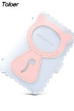 Cartoon Rabbit Card Case Business Card Holder Women Credit Passport Card Bag ID Passport Card Wallet 2023 Pink