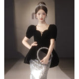 Evening Dress Dresses Women's Banquet Light Luxury Small Adult Hosts French Fishtail Temperament Long Evening