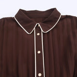 Homemade New Women's Oceaniang Belt Folded Fantish Dress