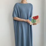 Toloer Loose Lazy Wind Dress Female 2024 Summer Dress New Fashion Light Mature Large Size Ins Web Celebrity Skirt Tide-Outfit