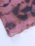 Tie-Dye Mesh Mini Skirt-Outfit