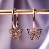 Exquisite butterfly earrings-Outfit
