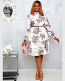 African Digital Printing High Waist Ol