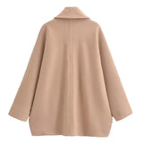 And Winter New Wool Blended Short Coat Coat 8353724-Outfit
