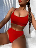 Toloer Outer Single Swimsuit Bikini Ladies Swimsuit Split Bikini QCB178W-Outfit