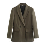 Homemade New Women's Clothing Seam-Sleeding Casual 4-Colored Suit