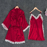 New Stitling Elastic Lady Pyjamas Jersey With Pyjab Pajamas Set Solid Color Home