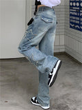 vintage boyfriend jeans with star