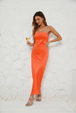 Women's Solid-Colored Tight-Back-Sined