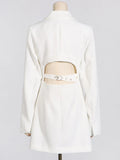 2025 Fashion New Opening Design Feeling With Waist Bag Hip Suit Dress Dress