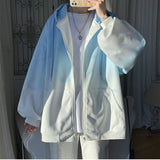 Jacket Women Loose Zip Up Hoodies 2021 Autumn Long Sleeve Hooded Sweatshirts Korean Style Streetwear Casual