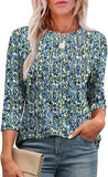 2025 New Fashion Casual Roll Collar Seven-Sleeve Top Bottom