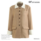 New Out-Shoulder Chain Design Irregular Suit Jacket