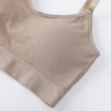 women Bustier Unpadded Bandeau Bra Vest 2020 new solid sleeveless tanks tops sportwear bra