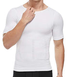 Style Slim Men's Body Slimming Short Sleeves Belly Collection Belly Collection Beer Belly A Generation Of Hair-Outfit