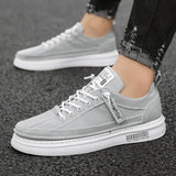 o'clock Spring New Men's Canvas Shoes Trend Lace-up Male Flats Footwear All-match Casual Sneaker Comfortable