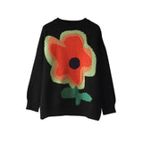 Aproms Trendy 2021 Jacquard Pullovers and Sweater Women Winter Knitted Warm Jumper Plus Size Female Street Style Loose