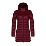 2022 Long Duck Down Parka Warm Feather Jacket For Women Winter Large Size Down Coats Ultra Light Quilted Hooded Coats