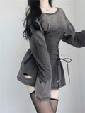 Smoke Lace Up Mini