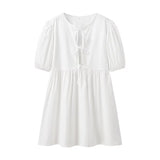 New Women's Wear T-Shirt Style In The Long-Term Solid Shirt Dress