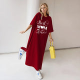 Fashion Wish European Version Of The Big-Size Loose Joom Dress