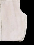 White Faux Fur Hooded Zip Vest-Outfit