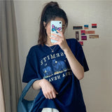 Vintage Bear Graphic Oversized Tee-Outfit