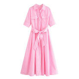 Homemade New Women's Classic Oceanic Dress