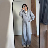 Autumn New Women's Solid Color Dress Short Top Repair Knitted Trousers Two