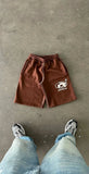 Trendy Pro Tect Print Loose Shorts Hip Hop Streetwear Men's Casual Sports