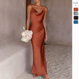 Women's Clothing 2026 Spring And Summer New Slings Deep V-Collar To The City Fashion Solid Color