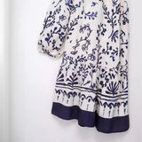 Spring / Summer New European Station Print Mini Dress Ladies Skirt 9878101-Outfit