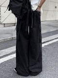 Buttoned Pocket Patch Cargo Pants-Outfit