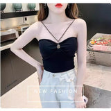 Chain Sling Vest Hottie Summer Sexy New Body-Repair Bottom Short