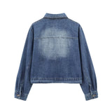 Set Women's 2025 Spring Pocket Set Single-Lunk Loose Jacket High-Lumeed Broad-Legged