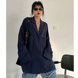 Women White Thin Big Size Casual Long Blouse New Lapel Long Sleeve Loose Fit Shirt Fashion Tide Spring Autumn 2023