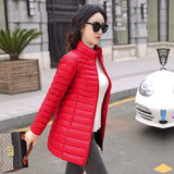 Padded Winter Puffer Autumn Warm Jacket Long Female Coat Plus Size Women Tops Loose Fashion Down Parka Feminina Coats