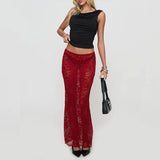 Toloer 2024 Summer Hot Style Fashion Versatile Lace Perspective Sexy Dress Can Be