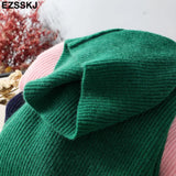Autumn Winter oversize thick Sweater pullovers Women 2021 loose cashmere turtleneck big size Sweater Pullover for women