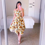 Fashion Collar Asymmetric Shoulder Short Sleeve Print