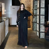 Fashion Velvet High-Grade Solid-Color Dress Suit In Autumn